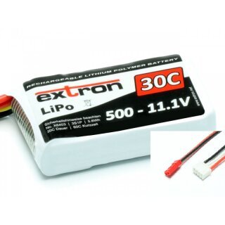 Extron X2  LiPo 3S 11,1V 500mAh 30C