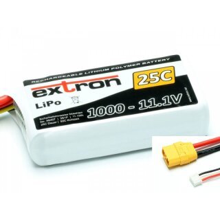 Extron X2  LiPo 3S 11,1V 1000mAh 25C