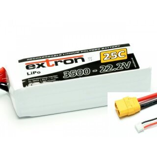 6S Extron X2 LiPo 6S 22,2V 3500mAh 25C