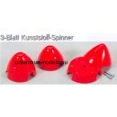 3Blatt Kunststoff Spinner 63mm Weiß